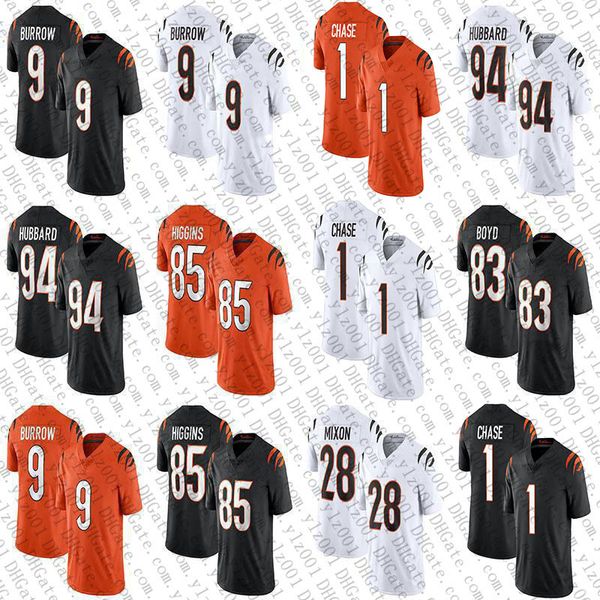 9 joe burrow 1 ja'marr chase 28 mixon custom football jersey 85 tee higgins 30 jessie bates iii 83 tyler boyd 94 sam hubbard 24 vonn be, Black;red
9 joe burrow 1 ja'marr chase 28 mixon custom football jersey 85 tee higgins 30 jessie bates iii 83 tyler boyd 94 sam hubbard 24 vonn be, Black;red