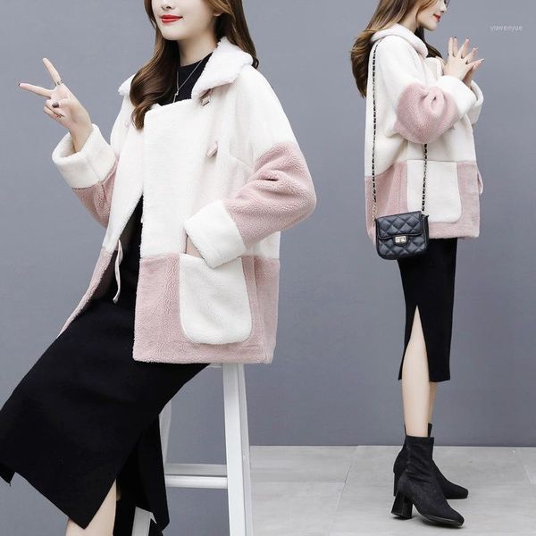 women's fur & faux coat female real autumn and winter korean version of one imitation lamb short women, Black
women's fur & faux coat female real autumn and winter korean version of one imitation lamb short women, Black