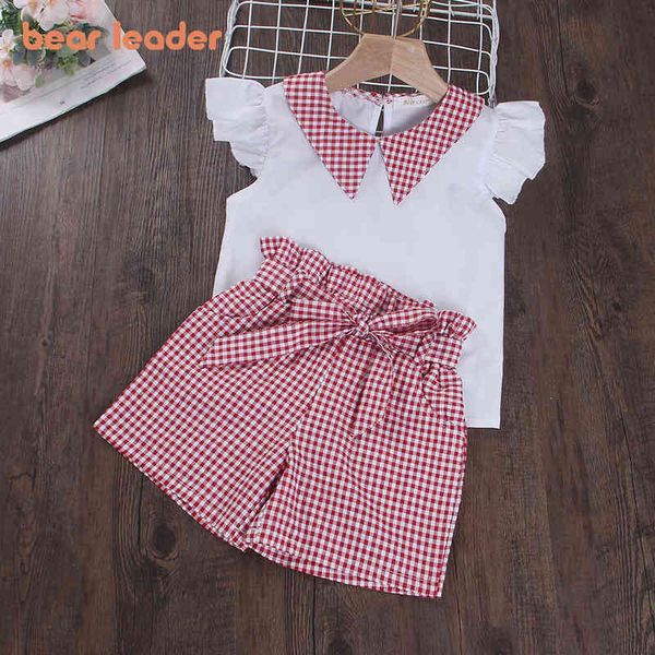 bear leader girls casual clothing sets 2022 brand girls clothes kids clothing sets grid bowknot children clothing 2pcs suits y220310, White
bear leader girls casual clothing sets 2022 brand girls clothes kids clothing sets grid bowknot children clothing 2pcs suits y220310, White