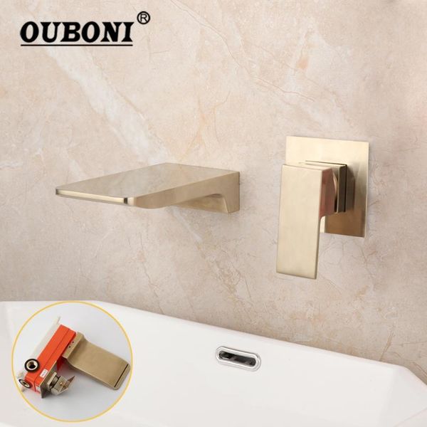 brushed gold bathroom bathtub faucet wall mounted soild brass waterfall water basin sink mixer tap set faucets
brushed gold bathroom bathtub faucet wall mounted soild brass waterfall water basin sink mixer tap set faucets