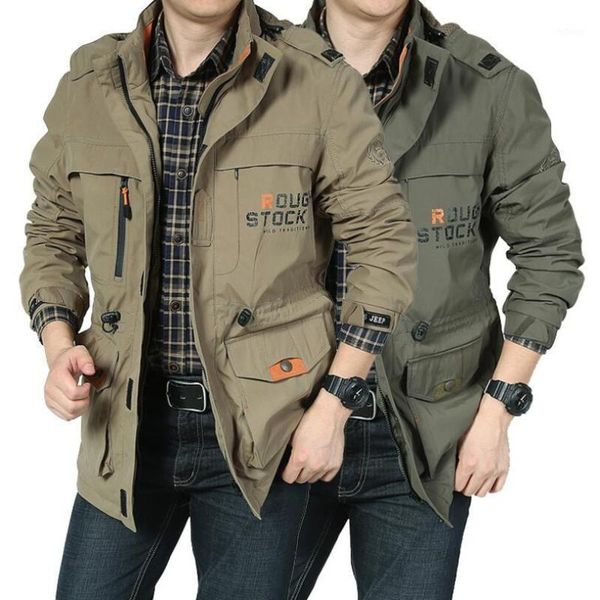 men's jackets hiking for men 2021 autumn young casual mid-length outdoor windbreaker fishing windproof hook&loop slim coat w2158, Black;brown
men's jackets hiking for men 2021 autumn young casual mid-length outdoor windbreaker fishing windproof hook&loop slim coat w2158, Black;brown