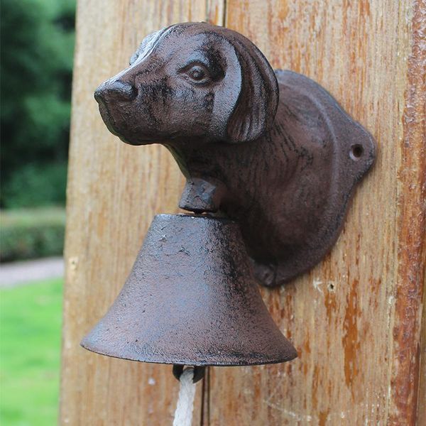decorative objects & figurines antique rustic dog head cast iron wall bell handmade home garden decor animal mounted hand cranking
decorative objects & figurines antique rustic dog head cast iron wall bell handmade home garden decor animal mounted hand cranking