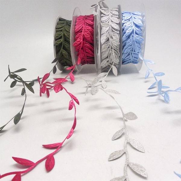 ribbon gift box package artificial leaf silk leaves 10 yards home decorations wedding party decor sewing garlands embellishment
ribbon gift box package artificial leaf silk leaves 10 yards home decorations wedding party decor sewing garlands embellishment