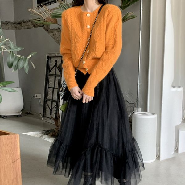 dress two outfits women sleeve knitted sweater cardigans and high waist mesh long pleated skirt piece bdwz 401t, Black;gray
dress two outfits women sleeve knitted sweater cardigans and high waist mesh long pleated skirt piece bdwz 401t, Black;gray