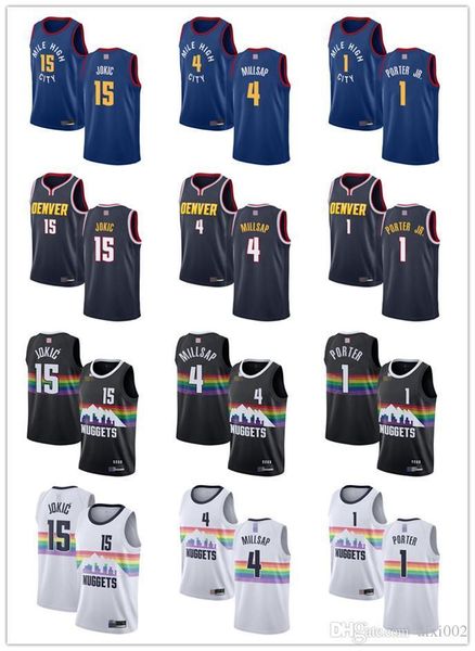 men women youth\rdenver\rnuggets\r1 michael porter 4 paul millsap 15 nikola\rjokic\rwhite navy blue custom basketball jersey, Black
men women youth\rdenver\rnuggets\r1 michael porter 4 paul millsap 15 nikola\rjokic\rwhite navy blue custom basketball jersey, Black