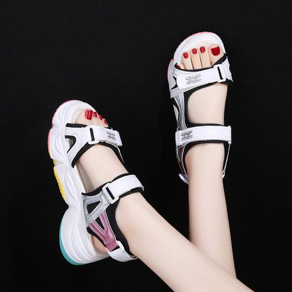 summer women sandals wedges fashion platform shoes woman casual mixed colors beach plus size 42 for, Black
summer women sandals wedges fashion platform shoes woman casual mixed colors beach plus size 42 for, Black