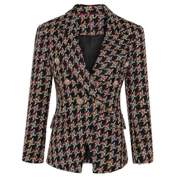 suits latest fashion runway designer blazers long lion sleeve buttons houndstooth tweed wool coat bxg7, White;black 
suits latest fashion runway designer blazers long lion sleeve buttons houndstooth tweed wool coat bxg7, White;black