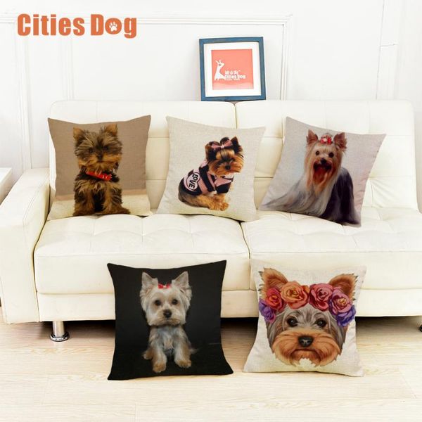 yorkshire terrier dog cushion sofa cover pillows decorative 2021 year valentine's day gift dogs pillowcases almofada cojines cushion/de
yorkshire terrier dog cushion sofa cover pillows decorative 2021 year valentine's day gift dogs pillowcases almofada cojines cushion/de