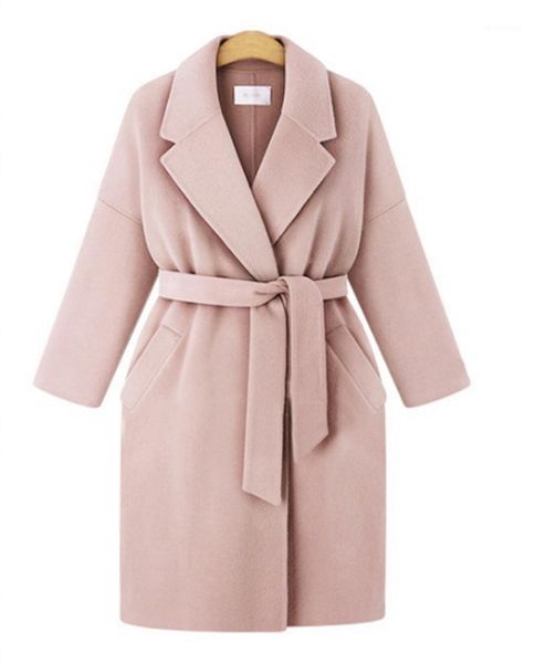women's wool & blends women solid thick warm coat elegant loose belt long jacket overcoat spring autumn winter arrival big size, Black
women's wool & blends women solid thick warm coat elegant loose belt long jacket overcoat spring autumn winter arrival big size, Black