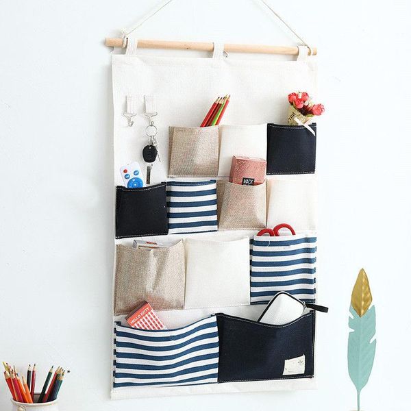 storage bags entrance hanging bag simple stripe wall pack closet wardrober sundries organizer multi-pocket
storage bags entrance hanging bag simple stripe wall pack closet wardrober sundries organizer multi-pocket
