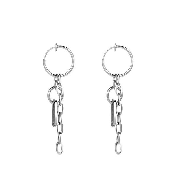 hoop & huggie 2021 trend hip hop long metal titanium steel earrings cuff earring for women man fashion jewelry accessories, Golden;silver
hoop & huggie 2021 trend hip hop long metal titanium steel earrings cuff earring for women man fashion jewelry accessories, Golden;silver