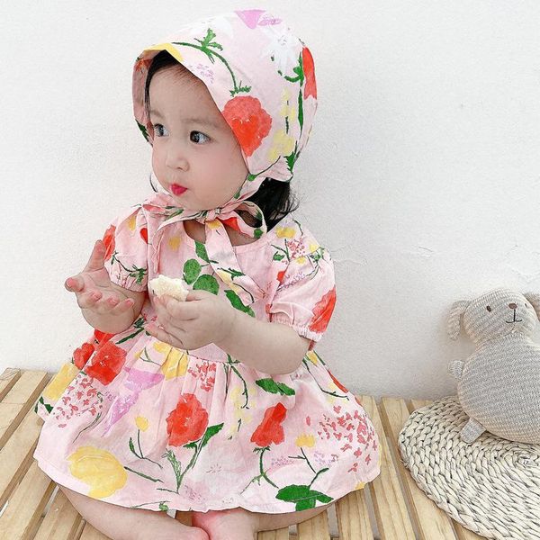born baby girl short sleeve flowered romper jumpsuit clothes toddler with hair hand fashionabal jumpsuits, Blue
born baby girl short sleeve flowered romper jumpsuit clothes toddler with hair hand fashionabal jumpsuits, Blue