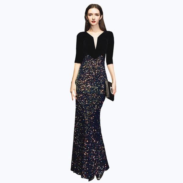 party dresses half sleeves black sequins dubai evening long 2021 deep v neck saudi arabic formal gowns communion decoration, White;black
party dresses half sleeves black sequins dubai evening long 2021 deep v neck saudi arabic formal gowns communion decoration, White;black