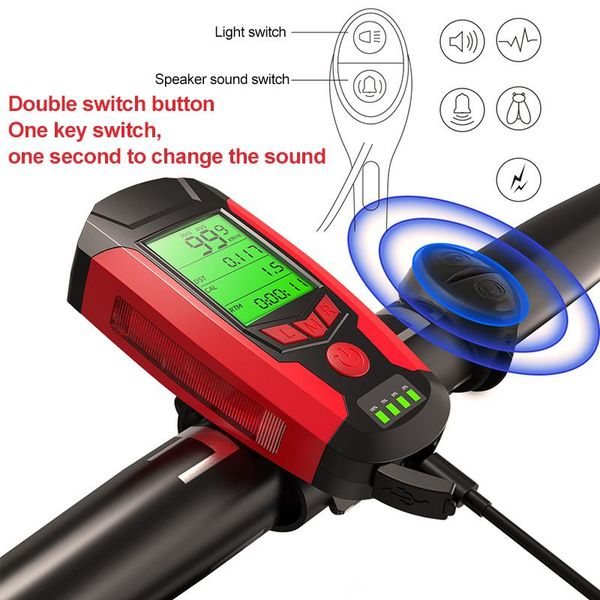 usb charging with horn satch night riding mountain bike lights bicycle light strong headlight
usb charging with horn satch night riding mountain bike lights bicycle light strong headlight