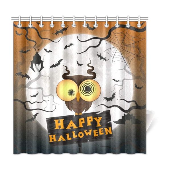 xiucoo halloween owl bat home bath decor polyester fabric shower curtain bathroom sets 72 x 72 inches
xiucoo halloween owl bat home bath decor polyester fabric shower curtain bathroom sets 72 x 72 inches