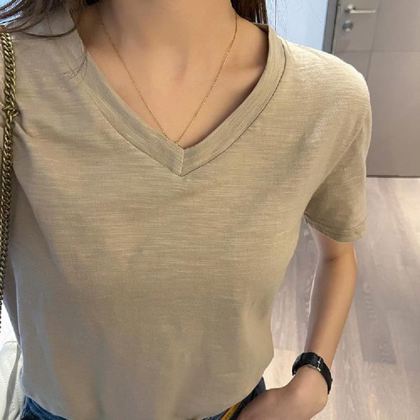 women's t-shirt 2021 loose size bamboo cotton summer t shirt women oversize woman clothes crop tshirt female short sleeve, White
women's t-shirt 2021 loose size bamboo cotton summer t shirt women oversize woman clothes crop tshirt female short sleeve, White