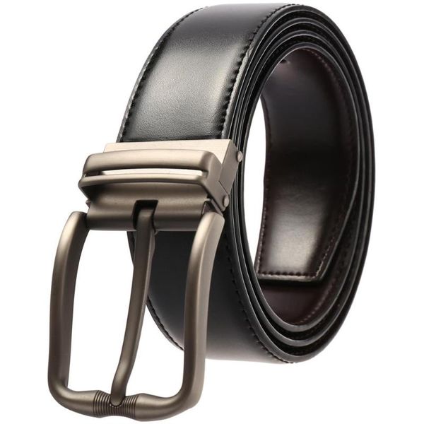 4color genuine leather male belt for men men's pin buckle cowhide fashion designer good quality strap belts, Black;brown
4color genuine leather male belt for men men's pin buckle cowhide fashion designer good quality strap belts, Black;brown