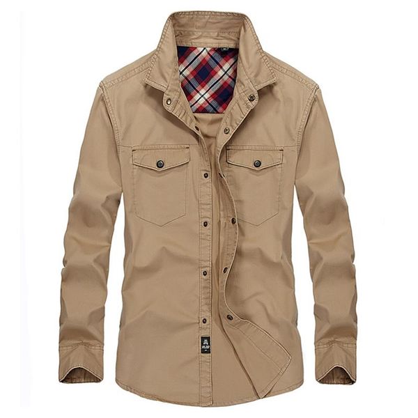 men spring casual brand 100% pure cotton army green shirts man autumn khaki long sleeve shirt dark blue clothing men's, White;black
men spring casual brand 100% pure cotton army green shirts man autumn khaki long sleeve shirt dark blue clothing men's, White;black