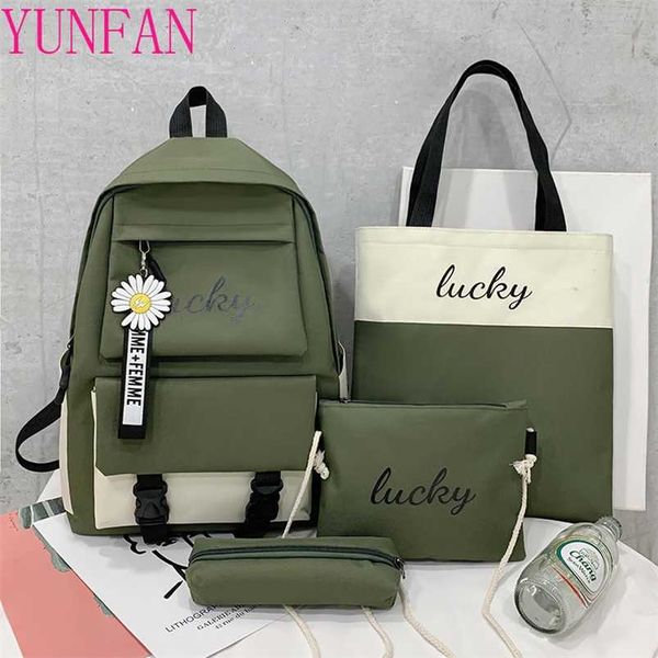 canvas girls fashion schoolbag large capacity student korean backpack all-match multifunctional 4 piece set bolsa sac a dos 211018
canvas girls fashion schoolbag large capacity student korean backpack all-match multifunctional 4 piece set bolsa sac a dos 211018