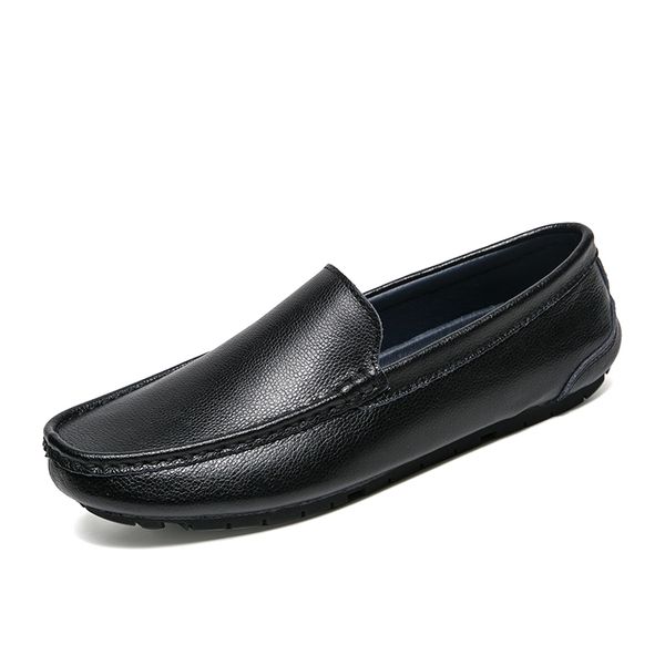 genuine leather men casual shoes italian men loafers moccasins slip on mens flats breathable male driving shoes, Black
genuine leather men casual shoes italian men loafers moccasins slip on mens flats breathable male driving shoes, Black