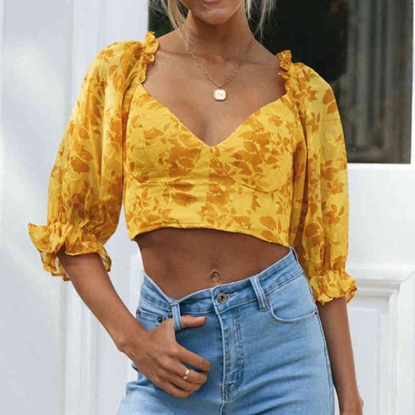vests women's leaf printed half sleeve blouse shirt female deep v neck crop fashion ruffle backless bow short outfits jalj mb8v, Black;white
vests women's leaf printed half sleeve blouse shirt female deep v neck crop fashion ruffle backless bow short outfits jalj mb8v, Black;white