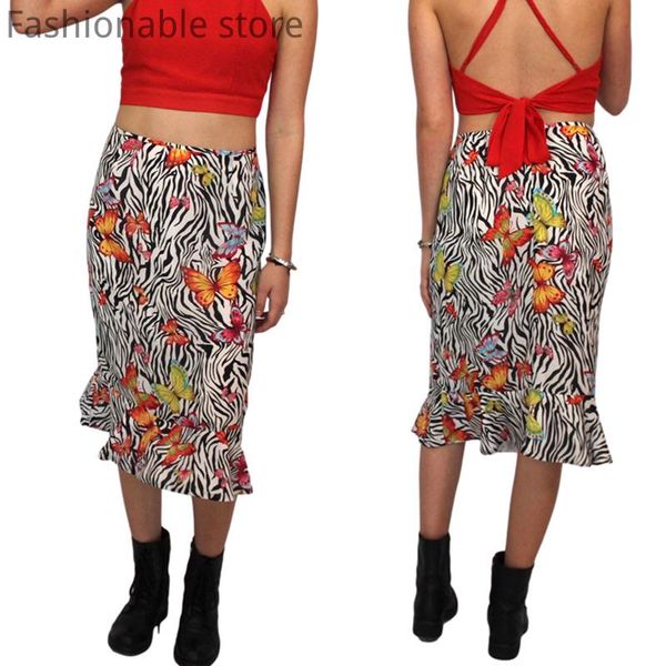 skirts butterfly & zebra pattern print colorblock ruffles women midi skirt, Black
skirts butterfly & zebra pattern print colorblock ruffles women midi skirt, Black