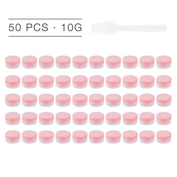 storage bottles & jars 50pcs 10g/15g/20g transparent empty cosmetic makeup jar pots plastic eyeshadow cream lip container
storage bottles & jars 50pcs 10g/15g/20g transparent empty cosmetic makeup jar pots plastic eyeshadow cream lip container