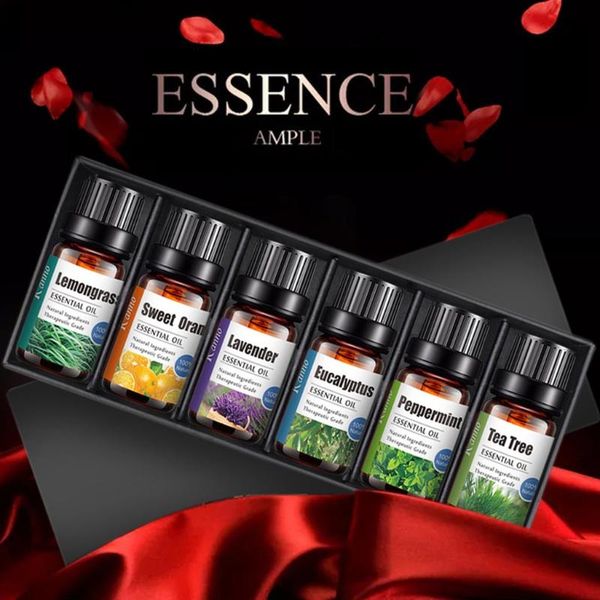 fragrance lamps 100% pure natural essential oils, oils for aroma diffuser soothing stress, organic body massage, 6 bottles gift box#40
fragrance lamps 100% pure natural essential oils, oils for aroma diffuser soothing stress, organic body massage, 6 bottles gift box#40