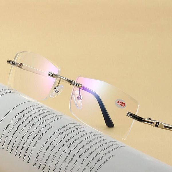 sunglasses rimless rectangle reading glasses ultralight elasti men women bussiness presbyopia eyeglasses anti-blue ray +1 to +4, White;black
sunglasses rimless rectangle reading glasses ultralight elasti men women bussiness presbyopia eyeglasses anti-blue ray +1 to +4, White;black