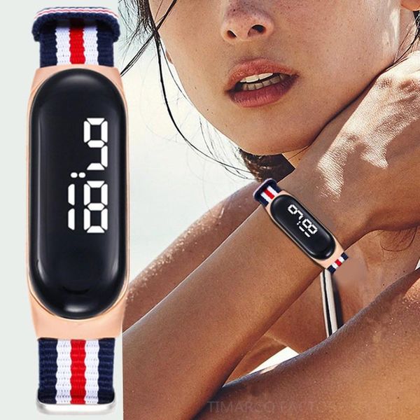 wristwatches frauen led digital uhr multifunktions elektronische uhren manner rechteck nylon sport, Slivery;brown
wristwatches frauen led digital uhr multifunktions elektronische uhren manner rechteck nylon sport, Slivery;brown
