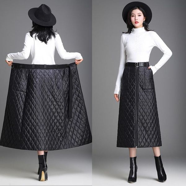 skirts women winter plus size down cotton skirt zipper pocket slim wrap a line long thick warm high waist woman elegant, Black
skirts women winter plus size down cotton skirt zipper pocket slim wrap a line long thick warm high waist woman elegant, Black