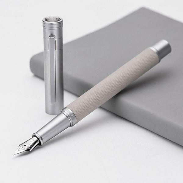 luxury simple metal fountain pens iraurita 0.5mm black f nib business signing pen writing converter steel ink
luxury simple metal fountain pens iraurita 0.5mm black f nib business signing pen writing converter steel ink