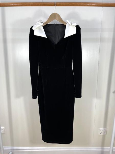casual dresses velvet bow of fund 2021 autumn winters show high l cultivate one's morality thin 0923, Black;gray
casual dresses velvet bow of fund 2021 autumn winters show high l cultivate one's morality thin 0923, Black;gray
