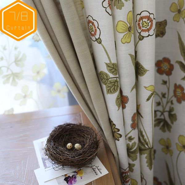 american country printing curtain cotton and linen curtains for living room bedroom balcony floor finished product & drapes
american country printing curtain cotton and linen curtains for living room bedroom balcony floor finished product & drapes