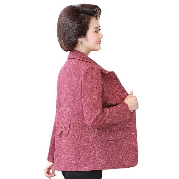 women's wool & blends autumn winter women woolen jacket female coat middle-aged short single breasted leisure loose overcoat r1474, Black
women's wool & blends autumn winter women woolen jacket female coat middle-aged short single breasted leisure loose overcoat r1474, Black