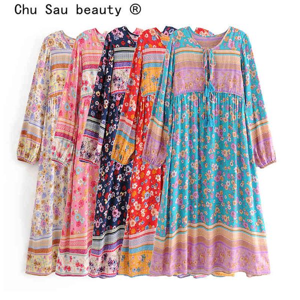 beauty fashion boho vintage print midi dress women holiday style o-neck tassel loose long ladies dresses 210514, Black;gray
beauty fashion boho vintage print midi dress women holiday style o-neck tassel loose long ladies dresses 210514, Black;gray
