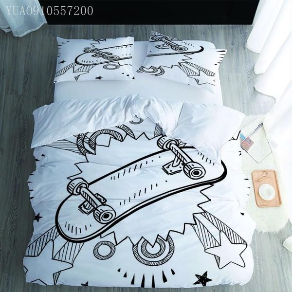 bedding sets cartoon skateboard 3pcs/set set children bedroom boy pillowcase au eu us twin full  king size duvet cover 
bedding sets cartoon skateboard 3pcs/set set children bedroom boy pillowcase au eu us twin full  king size duvet cover