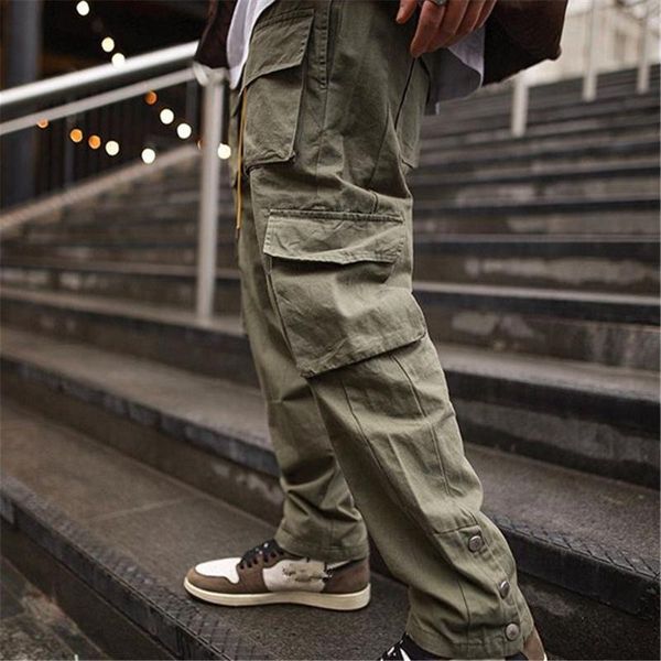 men's pants men's cargo with multi pocket male large size loose casual full length drawstring trousers pant hip hop streetwear for, Black
men's pants men's cargo with multi pocket male large size loose casual full length drawstring trousers pant hip hop streetwear for, Black