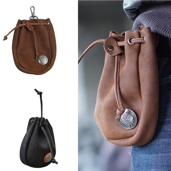 waist bags cowhide cell phone belt pouch mini bag with drawstring vintage style purse travel hiking outdoor use a66
waist bags cowhide cell phone belt pouch mini bag with drawstring vintage style purse travel hiking outdoor use a66