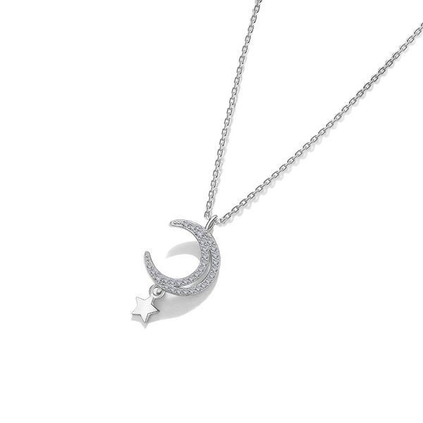 simple temperament minority star moon female clavicle chain jewelry suitable for all kinds of places to wear, Silver
simple temperament minority star moon female clavicle chain jewelry suitable for all kinds of places to wear, Silver