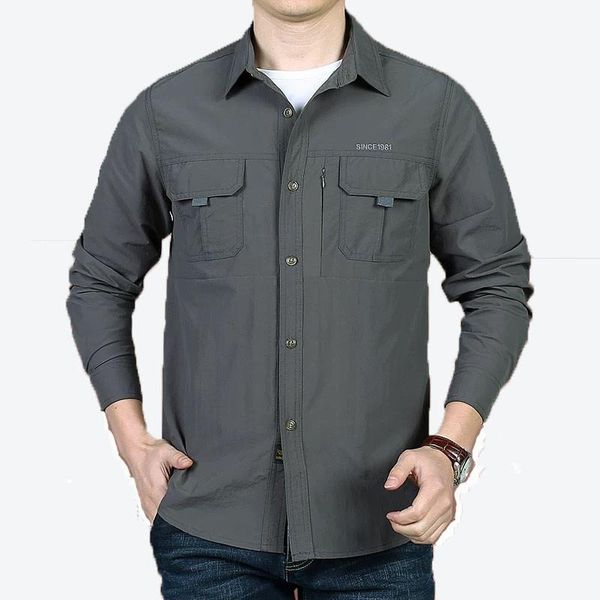 men's casual shirts tactical summer lightweight quick drying army military long sleeve outdoor work cargo camisas para hombre, White;black
men's casual shirts tactical summer lightweight quick drying army military long sleeve outdoor work cargo camisas para hombre, White;black