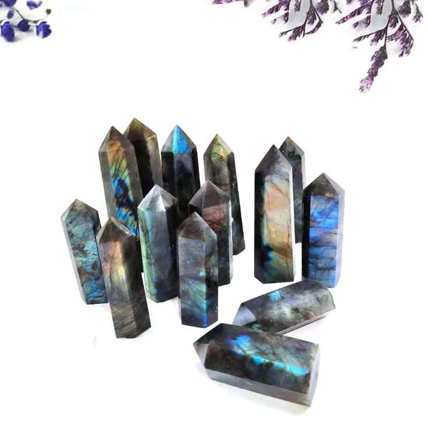 decorative objects & figurines wholesale natural hand carving crystal polished home decoration labradorite point tower gem for healing smy
decorative objects & figurines wholesale natural hand carving crystal polished home decoration labradorite point tower gem for healing smy