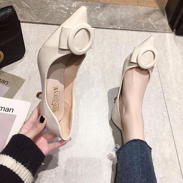 dress shoes women pumps female high heels pointed toe buckle slip on shallow thin heel wedding arrival, Black
dress shoes women pumps female high heels pointed toe buckle slip on shallow thin heel wedding arrival, Black