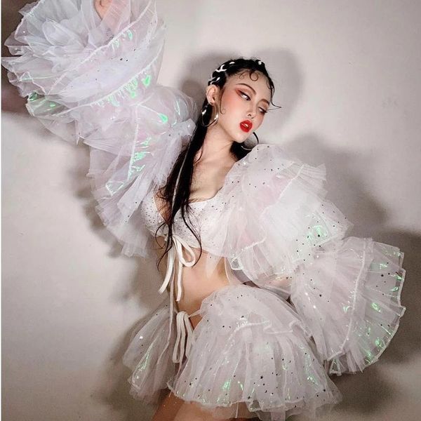 stage wear holographic star see throug cloak bikini set birthday celebrate outfit evening bar nightclub singer show, Black;red
stage wear holographic star see throug cloak bikini set birthday celebrate outfit evening bar nightclub singer show, Black;red