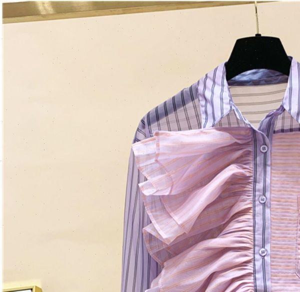 spring and autumn korean style womens shirt loose striped ruffle fashion girls ladies blusas mujer de moda, White
spring and autumn korean style womens shirt loose striped ruffle fashion girls ladies blusas mujer de moda, White
