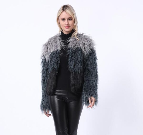 women's leather & faux autumn short fur jacket womens warm coat women loose jackets winter thicken fashion b540, Black
women's leather & faux autumn short fur jacket womens warm coat women loose jackets winter thicken fashion b540, Black