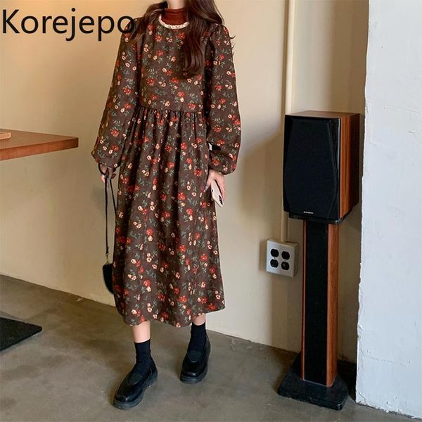 casual dresses korejepo women dress spring and autumn 2021 korean chic stitching lace o-neck floral corduroy mid-length long-sleeved, Black;gray
casual dresses korejepo women dress spring and autumn 2021 korean chic stitching lace o-neck floral corduroy mid-length long-sleeved, Black;gray