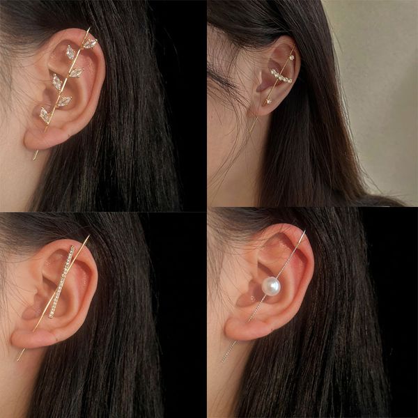 kimter ear hook cuff earrings charm women hypoallergenic piercing rhinestone ears jewelry valentine's day gifts k529faz, Golden;silver
kimter ear hook cuff earrings charm women hypoallergenic piercing rhinestone ears jewelry valentine's day gifts k529faz, Golden;silver