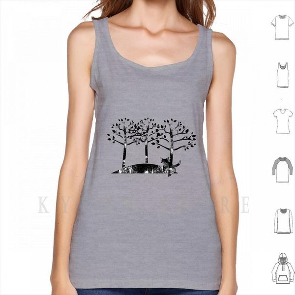 fox in the forest tank vest sleeveless charcoal fire tree charred trees woods black and white wildlife, White;black
fox in the forest tank vest sleeveless charcoal fire tree charred trees woods black and white wildlife, White;black