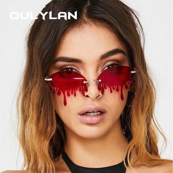 oulylan rimless sunglasses women brand tears shape sun glasses goggles female frameless sunglass uv400 red pink ladies eyewear, White;black
oulylan rimless sunglasses women brand tears shape sun glasses goggles female frameless sunglass uv400 red pink ladies eyewear, White;black